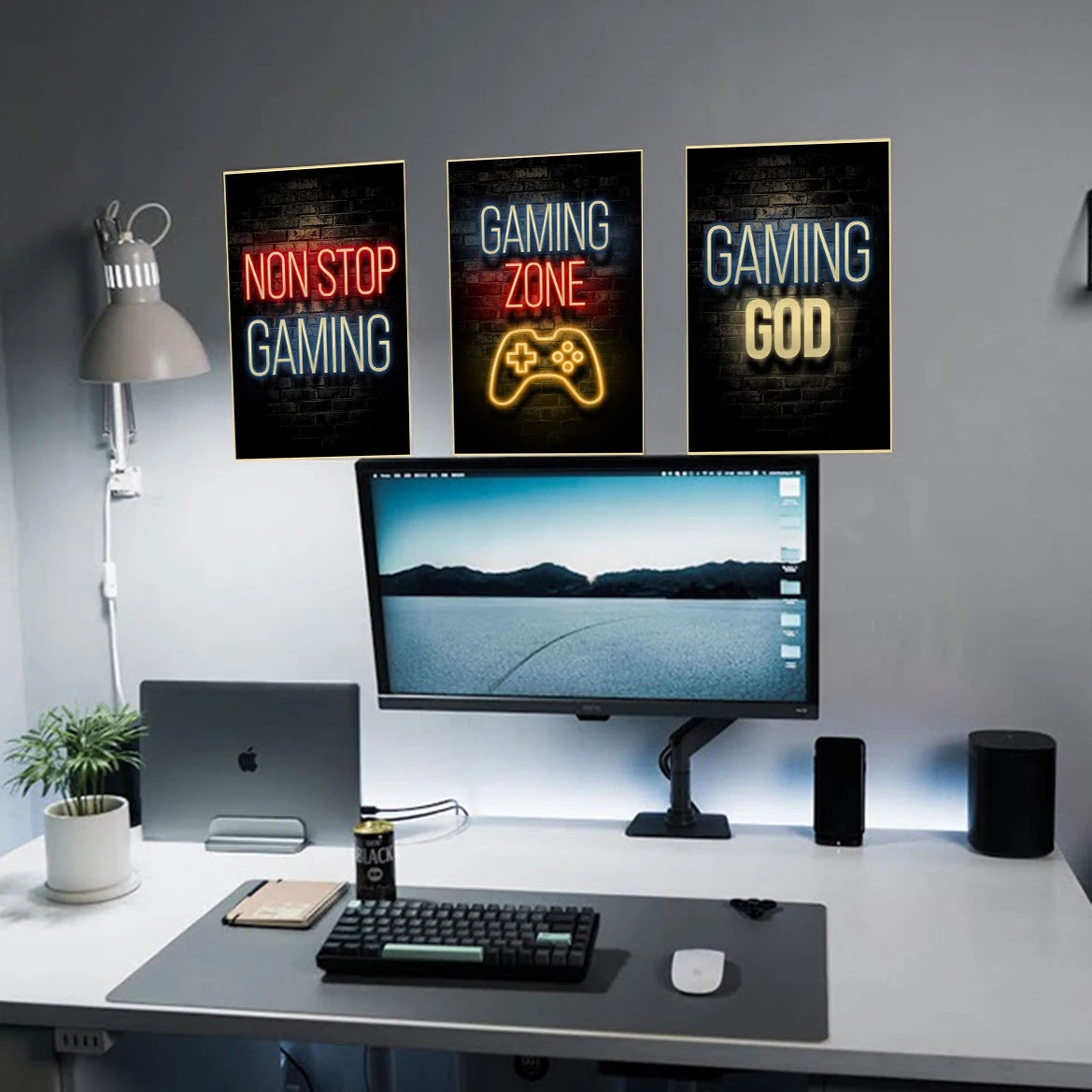 Gaming Posters Game Retro Kraf - Retro Gaming Wallpaper review and price