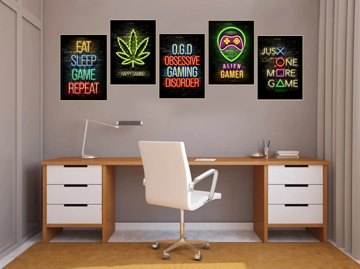 Gaming Posters Game Retro Kraf - Retro Gaming Wallpaper review and price