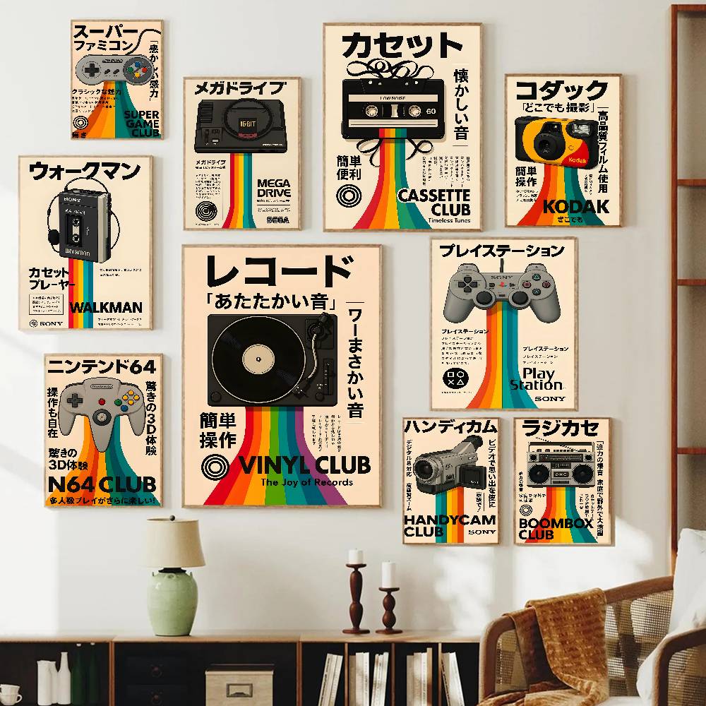 Vintage Nostalgic Game Console - Retro Gaming Wallpaper review and price