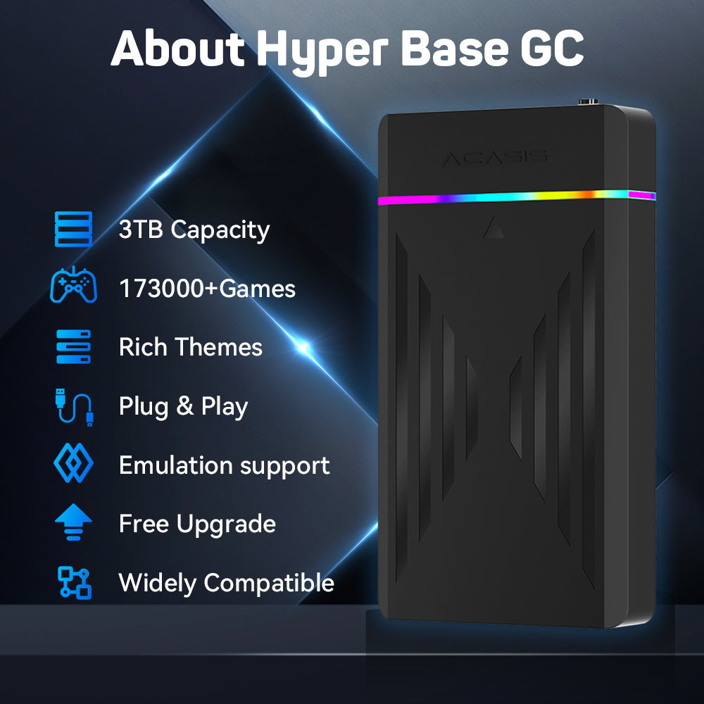 3TB Portable Gaming HDD Launch - Retro Gaming Devices review and price