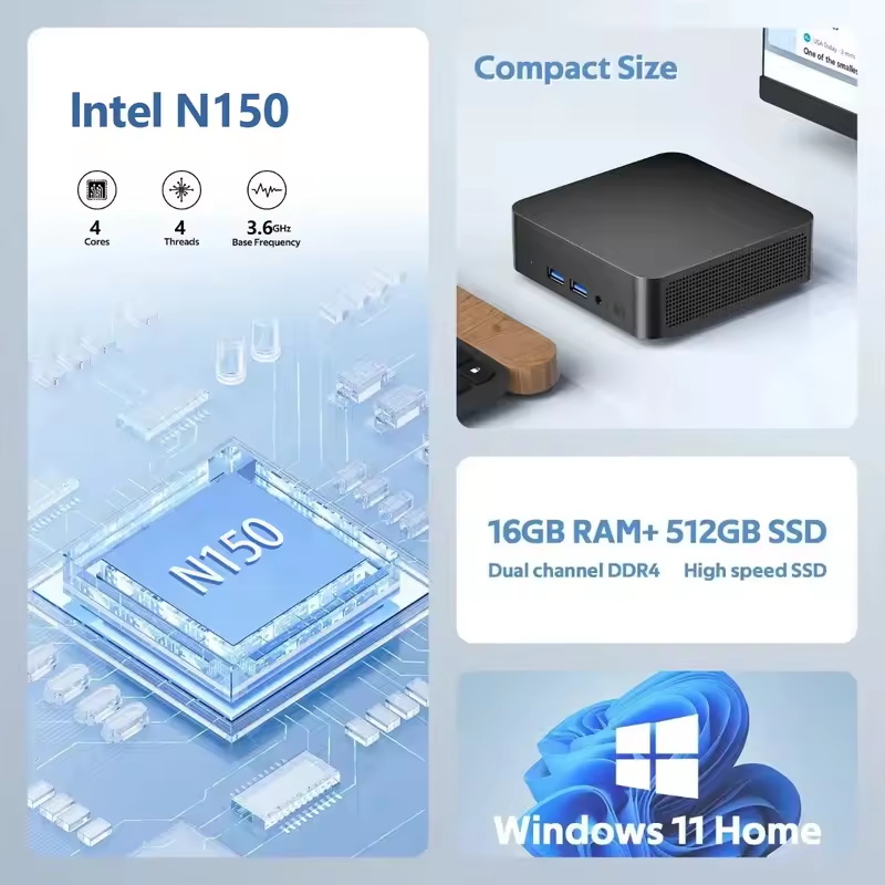 2026 Intel N150 Mini PC Portab - Retro Gaming Mini Pc review and price